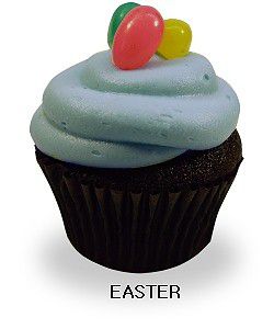 Toronto Cupcakes Easter cupcake with a variety of colours and decorations