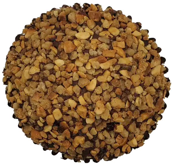 Top view of Chocolate Hazelnut cupcake