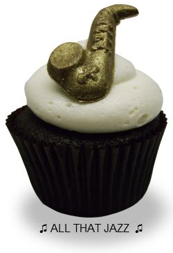 Toronto Cupcakes Beaches Jazz cupcake - A special edition cupcake for the Beaches Jazz Festival